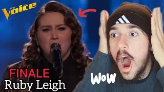Ruby Leigh - "Desperado" by the Eagles | REACTION by Klodjan Pellumaj - The Voice Live Finale