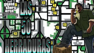 Las UBICACIONES de las 50 HERRADURAS en Gta San Andreas