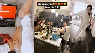 VLOGMAS DAY 2: friendsgiving w youtubers, making a tik tok + paying off my student loans!!