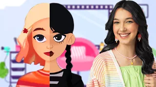 Wandinha Addams VS Enid no Toca Hair Salon | Família Luluca