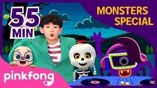 Halloween Monsters Special | +Compilation | Halloween Songs | Pinkfong Songs for Children