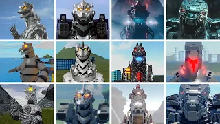 Evolução dos MECHAGODZILLA (1974-2021) Roars em ROBLOX - Referências