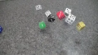 10 Dice Roll Slow Motion