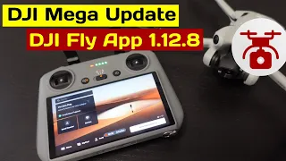 DJI  Fly App Update 1.12.8 DJI Mini 4pro Drohne & auch für DJI Mini 2 Mini 3 Pro Drohnen