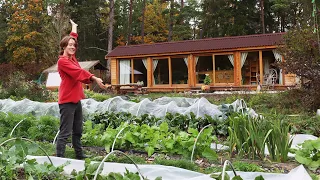 Building a passive solar strawbale cabin | 1,5 years in 14 minutes