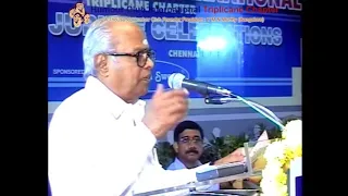 Comedy l Speech l K.Balachander l Humour Club International Triplicane Chapter l 25th Anniversary