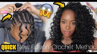 👀Trying Out This New ILLUSION HAIRLINE Crochet Braid Method and GIRL! (With Removal) | MARY K. BELLA