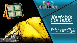 Portable Solar Spotlight 200W 【Charging methods and features】.