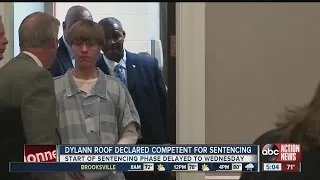 Dylann Roof declared competent for sentencing in Charleston church shooting