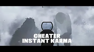 Instant karma ROE cheater - Instant ban - watch till the end