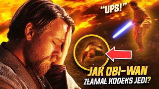 Jak Obi-Wan złamał kodeks Jedi podczas walki z Anakinem w "Star Wars: Zemsta Sithów"?