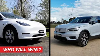 Volvo XC40 Recharge Pilot Assist VS Tesla Autopilot | Word: baffling!