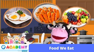 Food Song | Breakfast, Lunch, Dinner |  Songs for Kids | Learn English | Kindergarten | Preschool