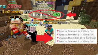 How to lose a 300 Bedwars Winstreak (complete tutorial working 2022)