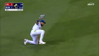 Dom Smith INCREDIBLE Diving Catch! (Mets vs Reds)