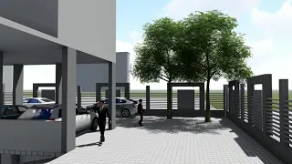 Proposed basement and stilt parking design