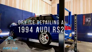 Dry Ice Cleaning a 1994 Audi RS2