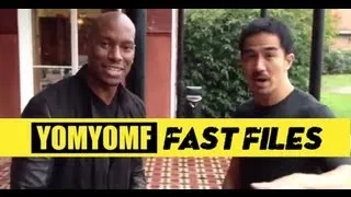 "FAST & FURIOUS 6" BTS Joe Taslim Gives Tyrese an Indonesian Greeting