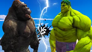 HULK VS KING KONG - EPIC BATTLE FIGHT