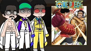 👒 Past Marines React To Luffy - Gear 5 | Gacha Club | One piece react 👒 Part 1