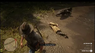 Feeding Sheriff Malloy To A GATOR - Red Dead Redemption 2