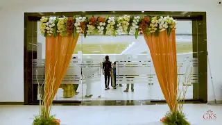 Reception Glimpse of Swathilakshmi & Akshay |Premium kalyana mandapam in Chennai | Wedding Hall.