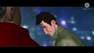 spider man into the spider verse /deleted scene 34 miles and Peter b parker