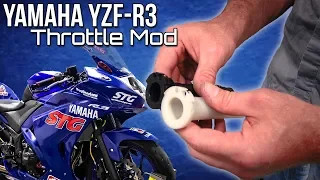 Yamaha YZF-R3 Motion Pro Throttle Mod | Sportbike Track Gear