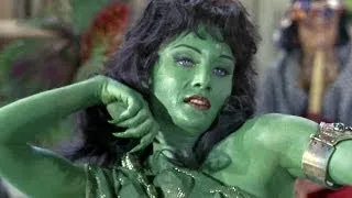 Star Trek green dancing woman with long nails