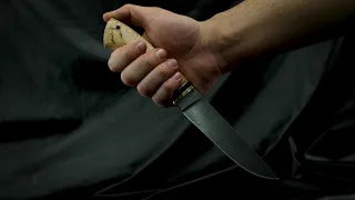 Нож Лиса из булатной стали