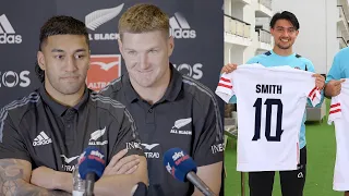 New Zealand rugby stars give their thoughts on names on shirts