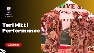 Teri Mitti Main Mill Jawan || Milli Nagma || 14 August Performance || NATIVE SCHOOLS ||