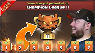 WE WENT PERFECT AND GOT PROMOTED TO CHAMPS 2! - Clash of Clans