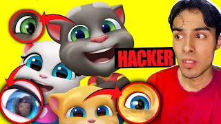 ACHEI O HACKER EM TODOS OS JOGOS TALKING *espiona crianças* (Tom, Angela, Ben, Ginger)