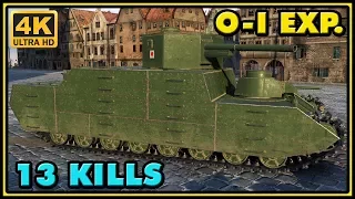 World of Tanks | O-I Experimental - 13 Kills - 3,5K Damage - 1 VS 5 Gameplay