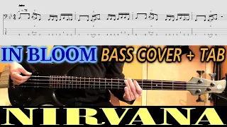 NIRVANA In Bloom BASS COVER TAB | Lesson | Tutorial | How To Play