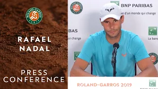 Rafael Nadal - Press Conference after Quarterfinals | Roland-Garros 2019