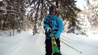 Ярик Бышовец, тренер Anton Ski School на лыжах Moment Governor 2013