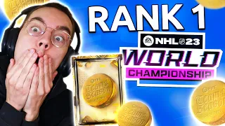 NHL 23 Road to World Championship #15 *RANK 1 & TOTS CHOICE PACK*