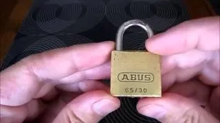 [042] ABUS 65/30 padlock picked
