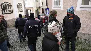01.12.2021 AT Salzburg: Corona-Streik und Demo