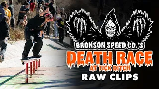 DEATH RACE at Tick Ditch RAW CLIPS!!! | Bronson Speed Co