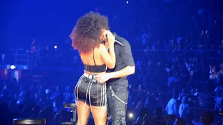 ENRIQUE IGLESIAS & SINGERDEBBIJAMES give SENSUAL PERFORMANCE of "Takin' Back my Love" in Milan, 2019