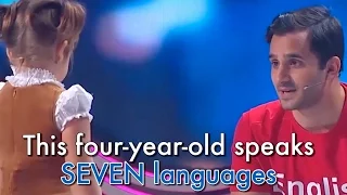 This incredible four-year-old girl speaks seven languages!