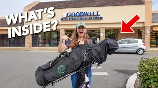 WE BOUGHT A $15 GOODWILL MYSTERY BAG FULL OF GOLF CLUBS