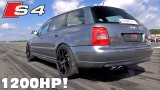 1200HP Audi S4 B5 Bi Turbo - FAST ACCELERATIONS!