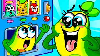 🤰Types Of Pregnant Vegetables 🥑 | Vending Machine With Babies | Funny Cartoon By Avocado Family
