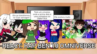 DCSUPERHEROGIRLS E RAFAEL 10+(INSCRITOS) REAGINDO RAP BEN 10 OMNIVERSE @ironmasterprod