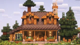 Minecraft: How to Build Rustic Survival House | Easy Relaxing Tutorial