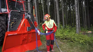 Forstseilwinden KRPAN, Teil 2 – hydraulische und funkgesteuerte EH Winden